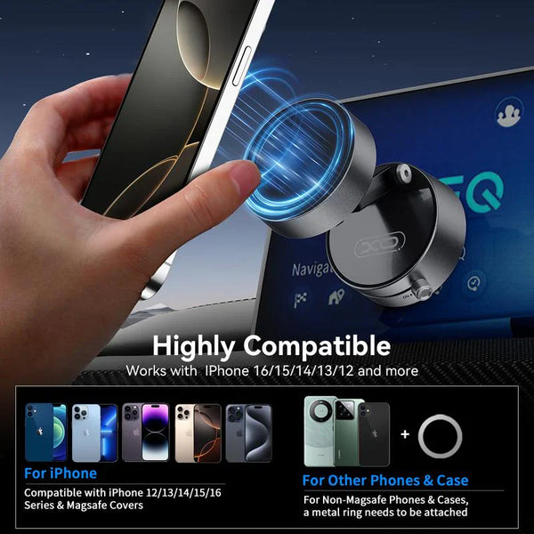 360° Vacuum Magnetic Suction Phone Holder