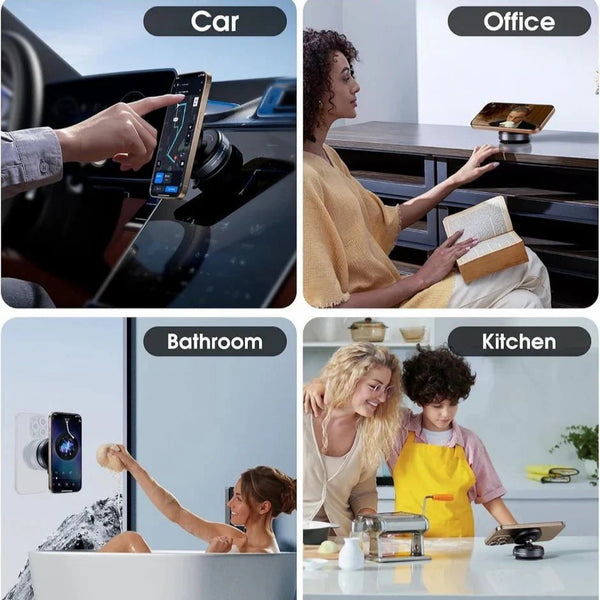 360° Vacuum Magnetic Suction Phone Holder